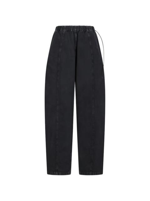 HAIKURE Angel drawstring twill trousers