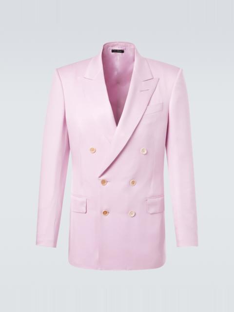 TOM FORD Silk gabardine suit jacket