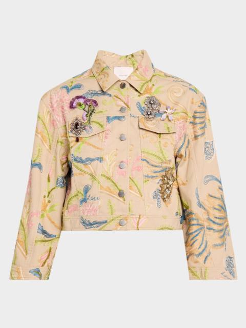 Cinq à Sept Addie Embroidered Jacket