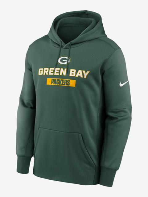 Nike Green Bay Packers Toss Sweep Men’s Nike Therma NFL Pullover Hoodie