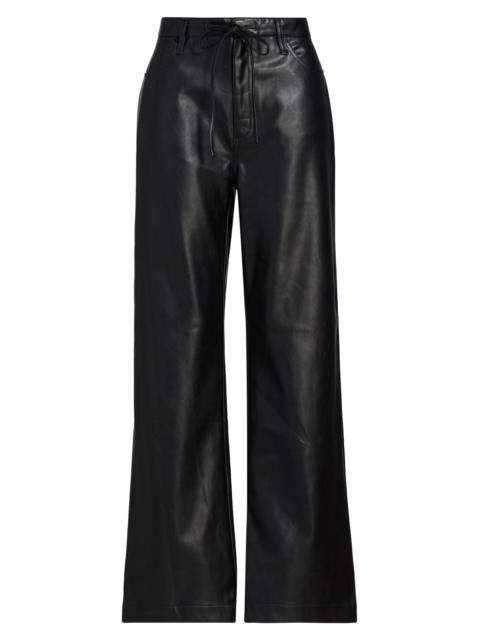 rag & bone Women's Phoebe Faux-Leather Drawcord Pants - Black