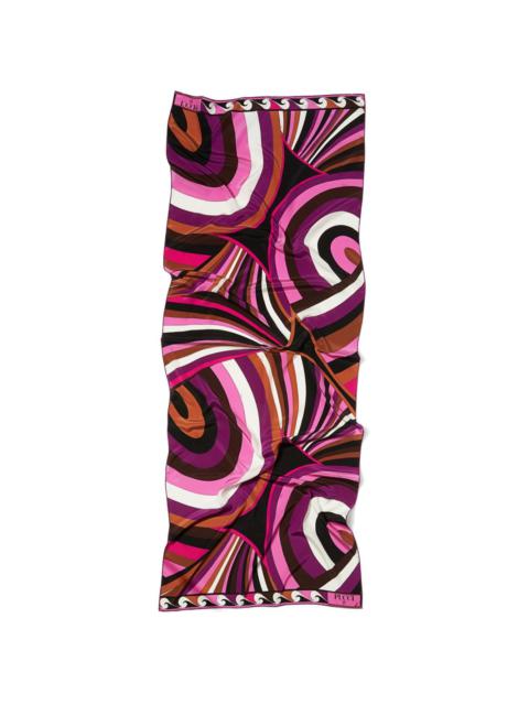 PUCCI Iride-print silk scarf