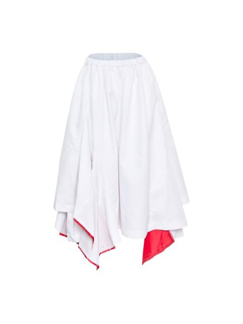 Comme Des Garçons Polyester Gabardine x Polyester Skirt