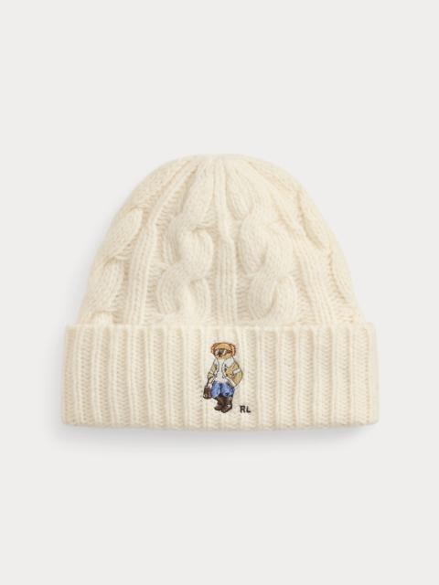 Polo Ralph Lauren Winter Polo Bear Cable Wool Beanie