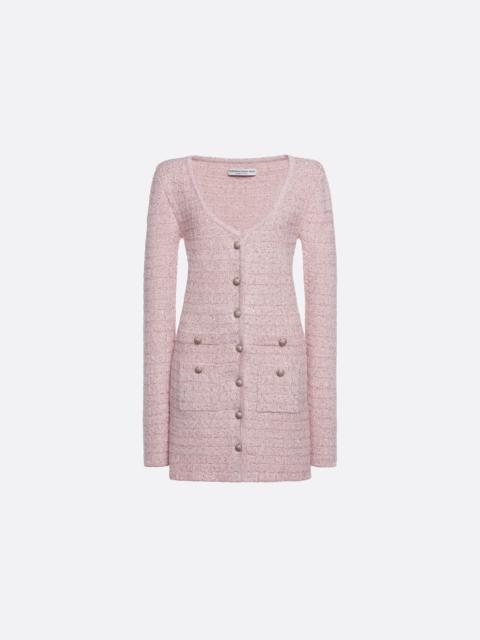 Alessandra Rich SEQUIN KNIT MINI DRESS