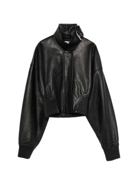 Max Mara `MaxMara S` Leather Jacket