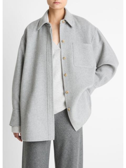 Vince Double-Face Wool & Cashmere-Blend Shirt Jacket