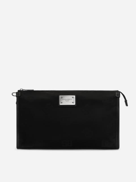 Dolce & Gabbana Nylon pouch with logo
