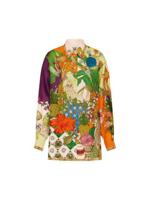 ALÉMAIS Tiger Silk Shirt