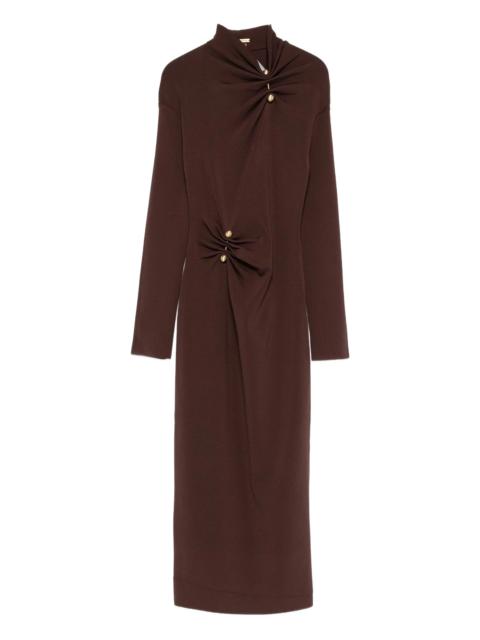 Cult Gaia Cult Gaia Twist-detail Button Midi Dress