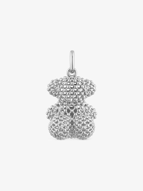 TOUS Bold Bear 22 mm medium texturized silver bear Pendant