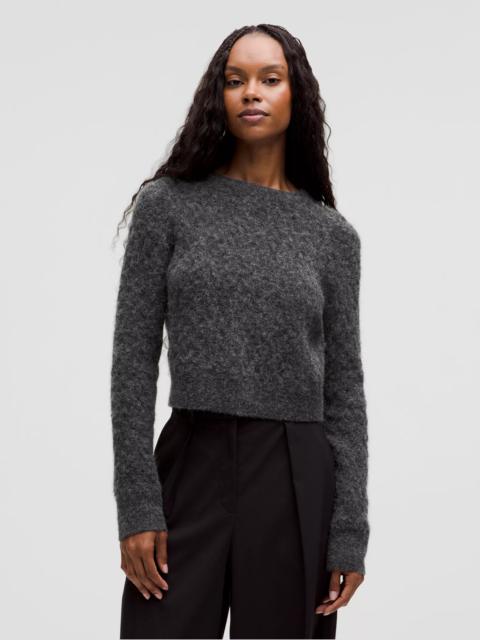 lululemon Alpaca Wool-Blend Crosshatch Sweater