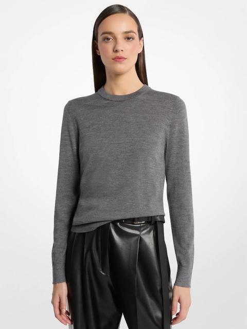 MICHAEL KORS COLLECTION Cashmere and Wool Blend Sweater