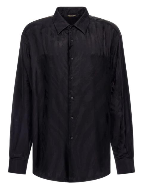 Roberto Cavalli monogram-print shirt