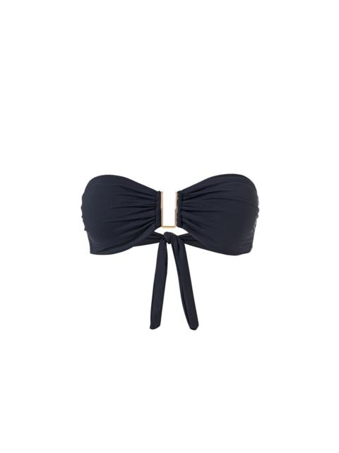 MELISSA ODABASH BARCELONA BLACK BIKINI TOP