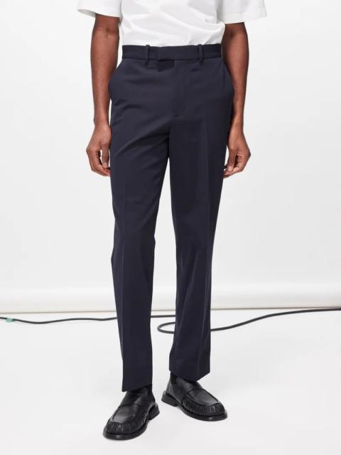 RÓHE Pressed-front twill tailored trousers