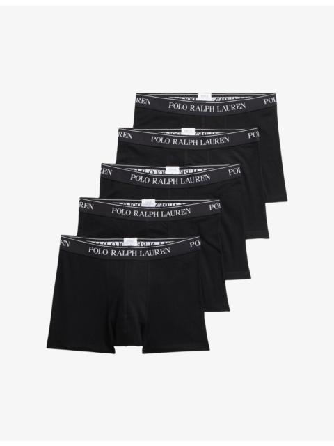 Polo Ralph Lauren Classic Pack of Five Stretch-Cotton Trunks