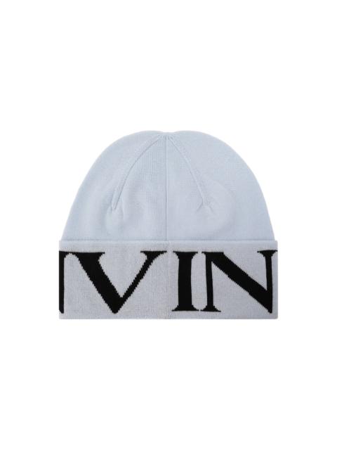 Lanvin Lanvin Wool Hat Blue Virgin
