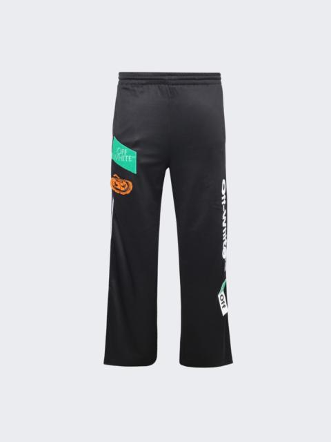 Off-White Multilogo Skate Trackpant Black And White