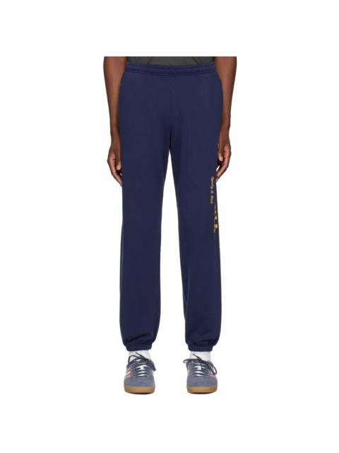 Navy 'California' Sweatpants