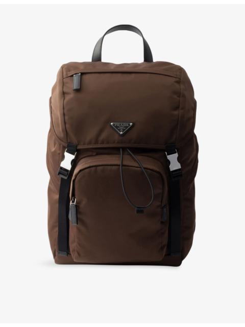 Prada Re-Nylon large recycled-nylon and leather backpack