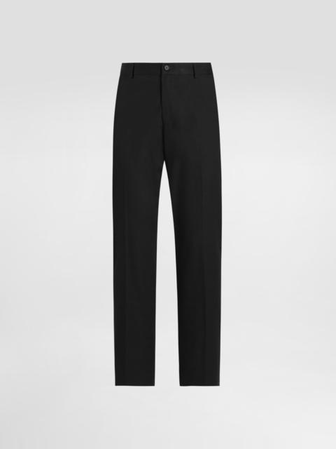 Dolce & Gabbana Cotton gabardine trousers