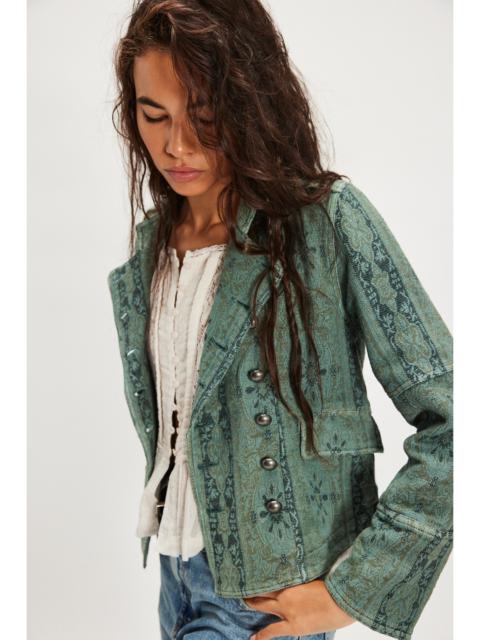 FREE PEOPLE Lotty Jacquard Band Jacket