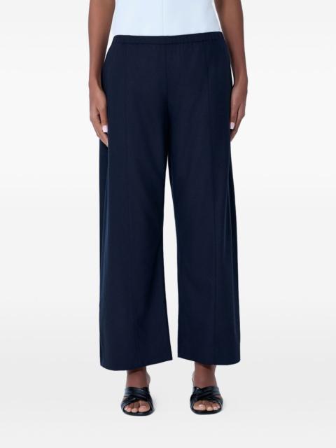 KHAITE elasticated wide-leg palazzo pants