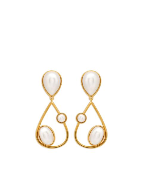 Oscar de la Renta drop earrings