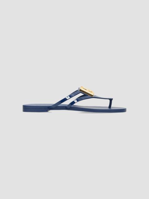 Dolce & Gabbana Women's Logo Jelly Sandals - Navy