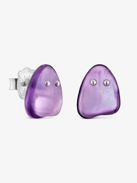 TOUS Silver and amethyst Earrings TOUS Boo