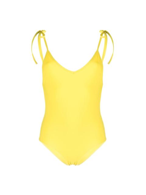 Isabel Marant Swan spaghetti-strap swimsuit