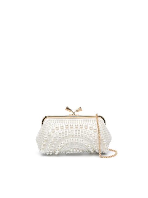 Anya Hindmarch Maud pearl-embellished clutch