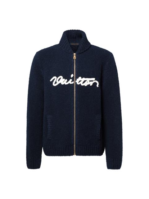 Louis Vuitton Embroidered Signature Zippered Blouson