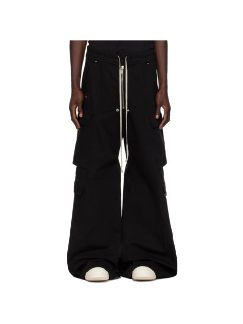 Rick Owens DRKSHDW Black Jumbo Bela Cargo Pants