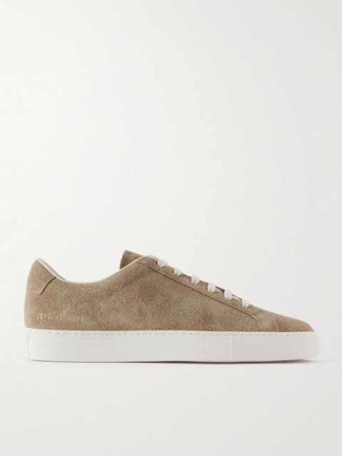 Common Projects Achilles Sport Brushed-Suede Sneakers Light brown