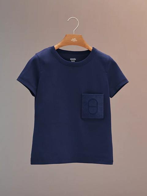 Hermès Micro embroidered pocket t-shirt