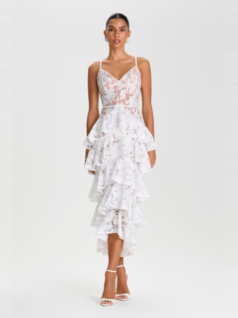 NADINE MERABI Saffron White Dress