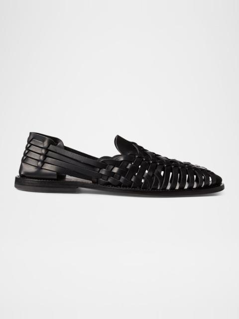 Ralph Lauren Handwoven Leather Sandal