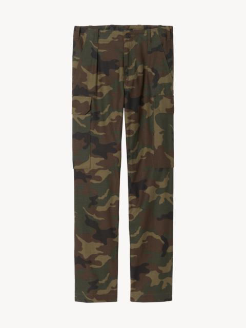NILI LOTAN CAMOUFLAGE YANNIC CARGO PANT