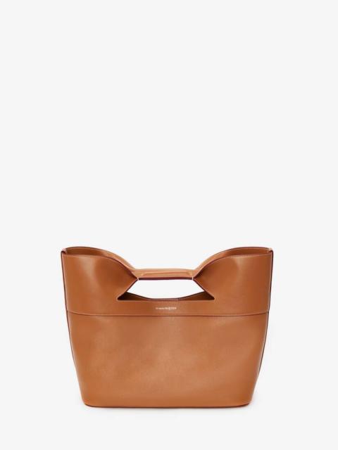 Alexander McQueen The Bow Small in Tan