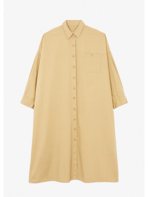 The Frankie Shop Kason Oversized Shirt Dress - Sahara