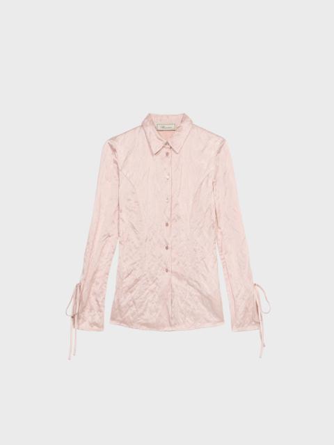 Blumarine CRINKLED SATIN SHIRT