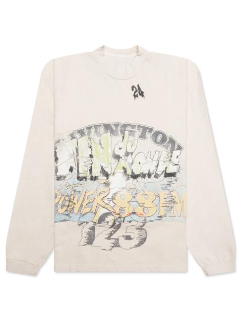 RRR123 FIN DU MONDE L/S TEE - VINTAGE WHITE