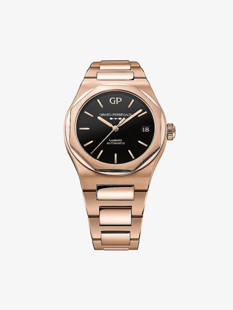 81010-52-3118-1CM Laureato 18ct rose-gold automatic watch