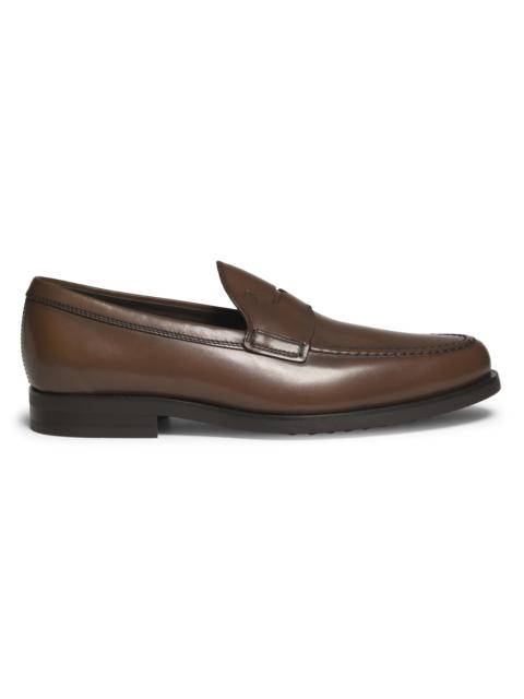 Tod's Men's Leather Penny Loafers - Cacao