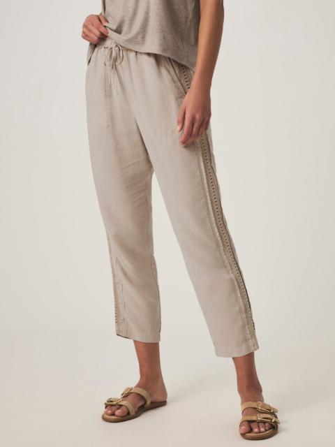 Splendid Angie Crochet Straight Leg Pant