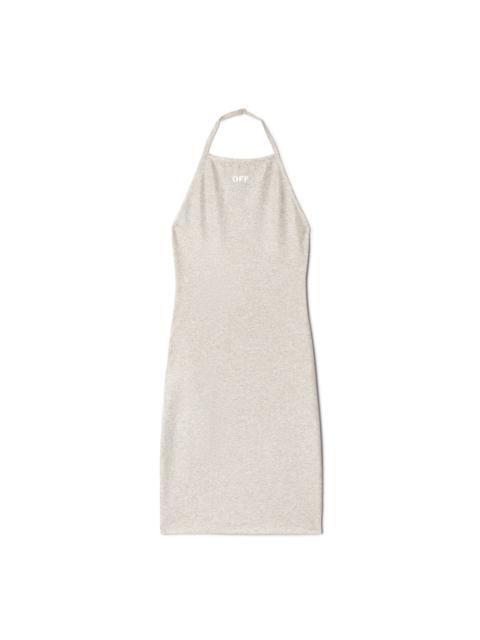 Off-White Lurex Mini Dress