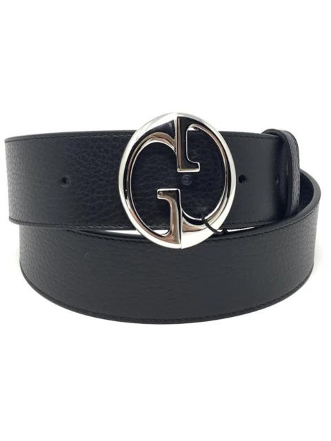 GUCCI Gucci Reversible Belt 1.5 Width Black/Navy