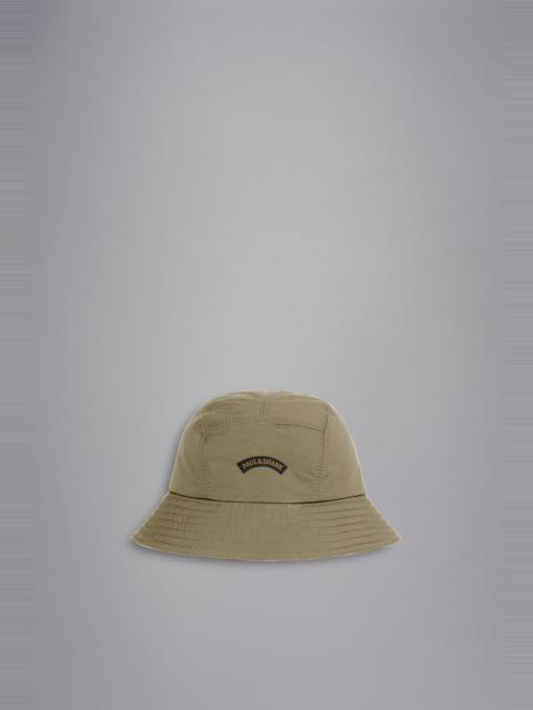 Paul & Shark BUCKET HAT WITH EMBLEM APPLICATION